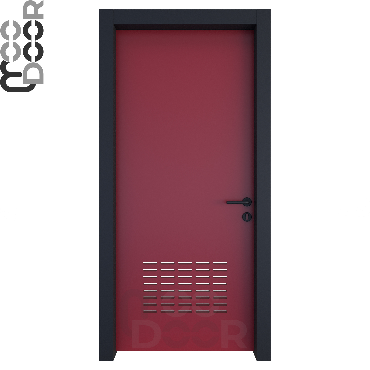 4 Tek Kanatlı Depo Kapı DK 02D Modeli